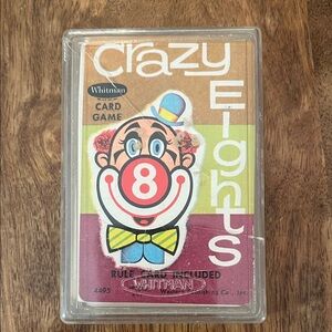 Vintage Whitman Crazy Eights Card Game